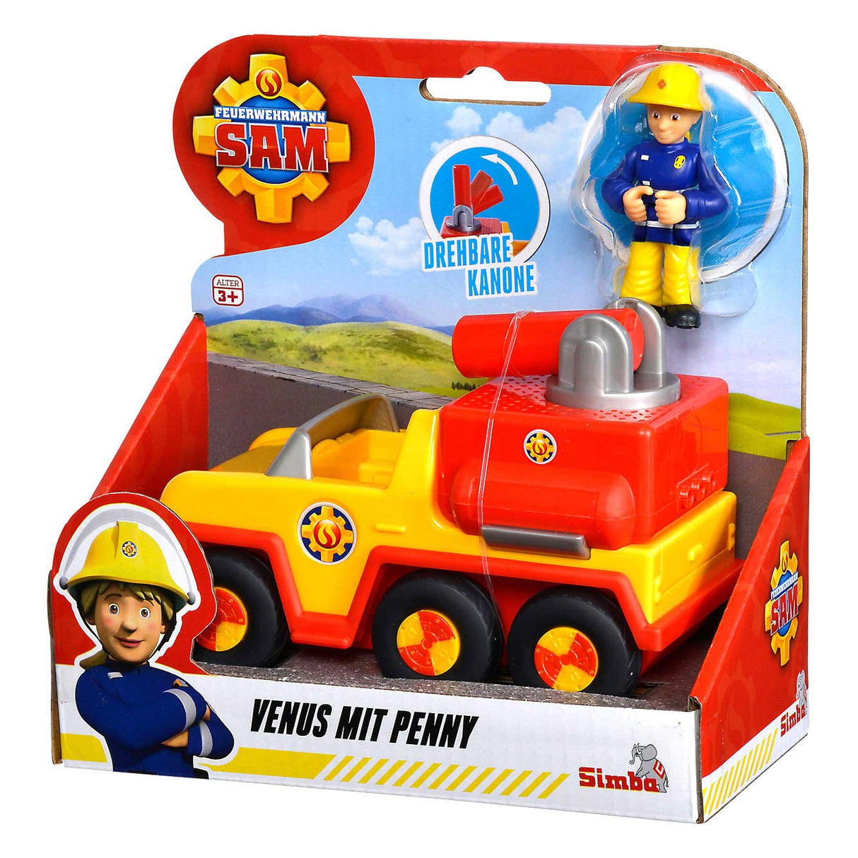 Simba Fireman Sam Venus Fire Truck med Jenny Figur