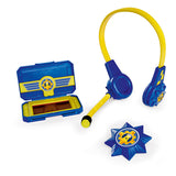 Simba Politiets headset og smartphone