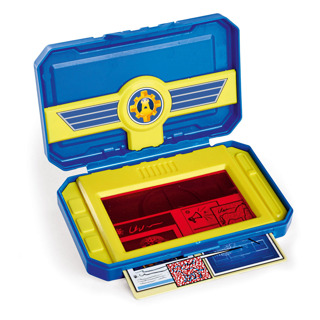 Simba Politiets headset og smartphone