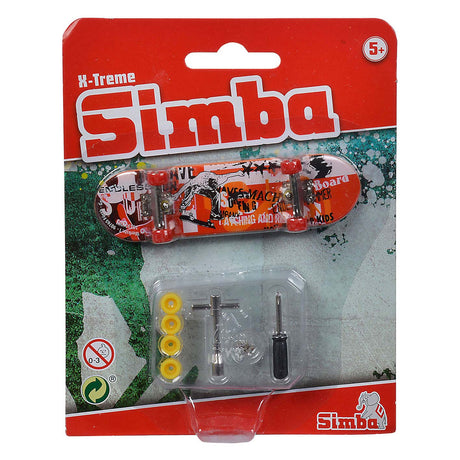 Simba finger skateboard x-treme farve med tilbehør