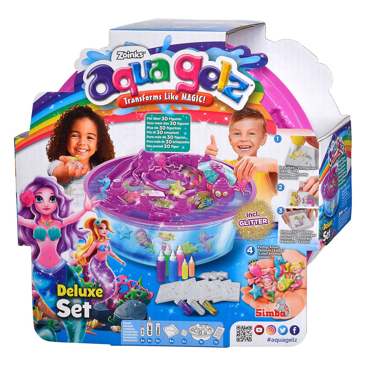 Simba aqua gelz deluxe havfrue sæt