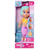 Nyfødt baby havfrue badpop