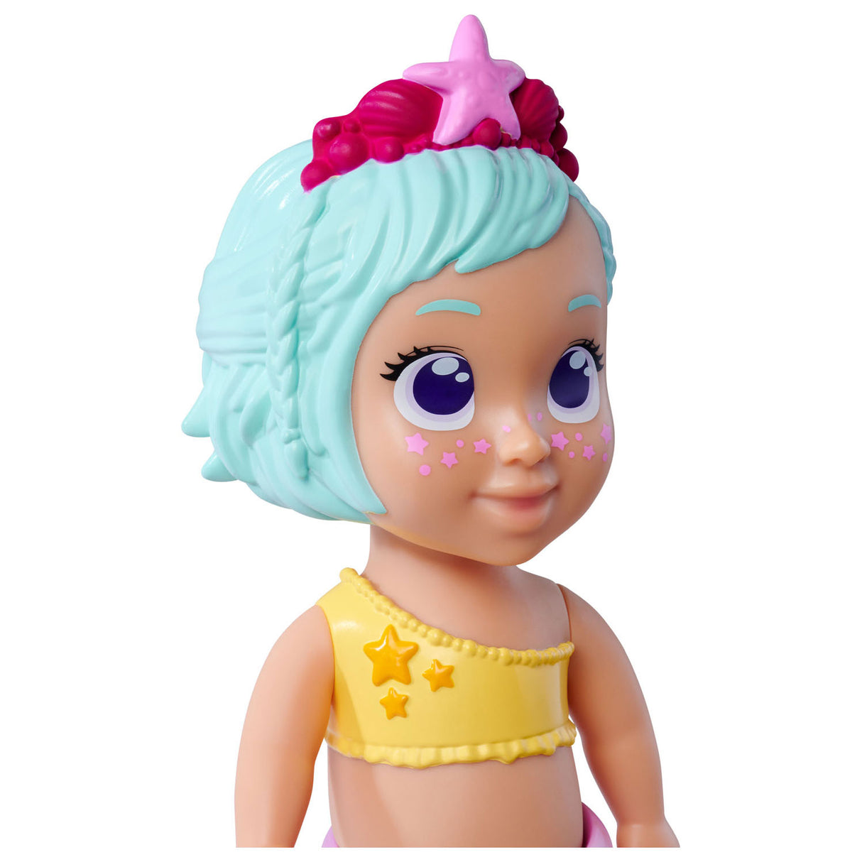 Nyfødt baby havfrue badpop