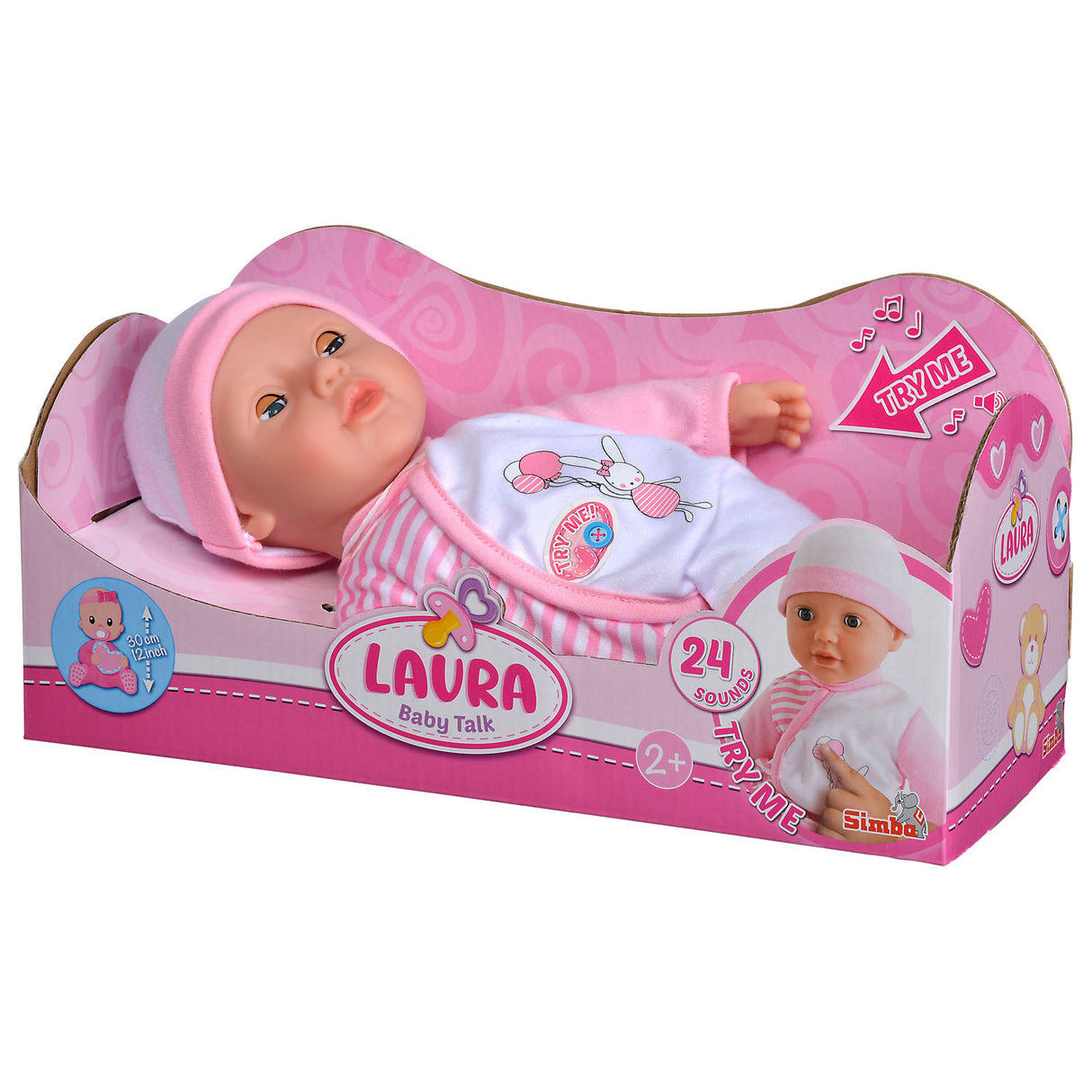 Simba - laura - dukke - babysnak - 30cm