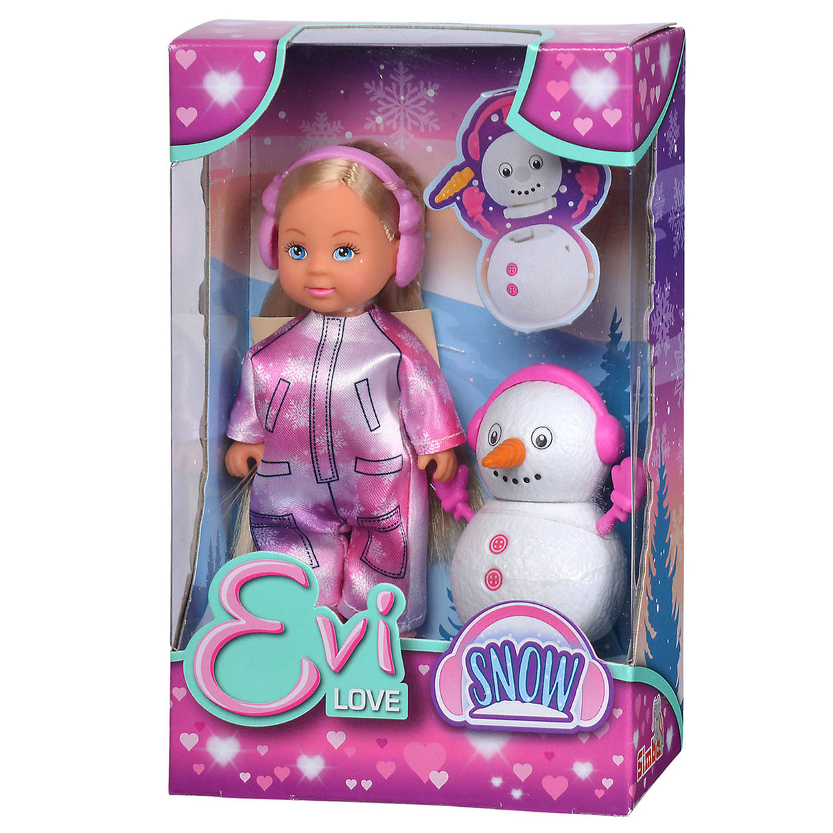 2633 evi elsker minidukke med snemand