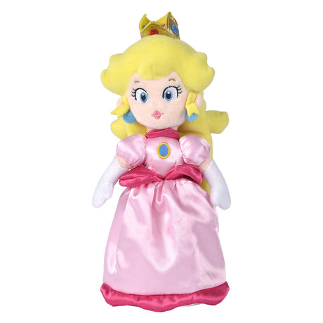 Simba super mario plys krammefarvet fersken, 27 cm