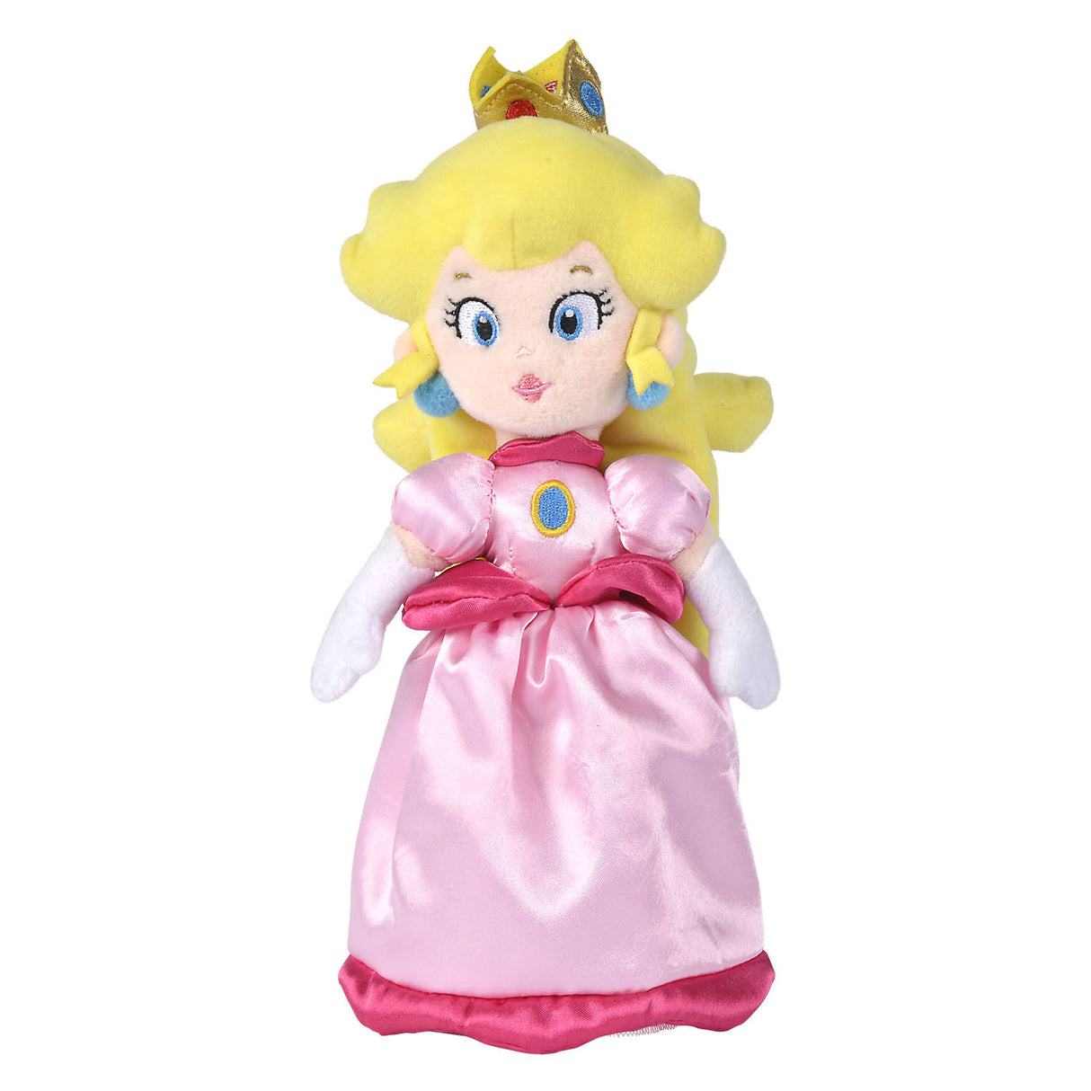 Simba super mario plys krammefarvet fersken, 27 cm
