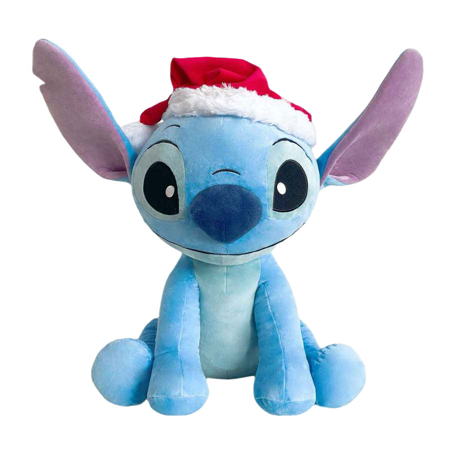 Disney stitch krammeplys med nissehue, 50cm