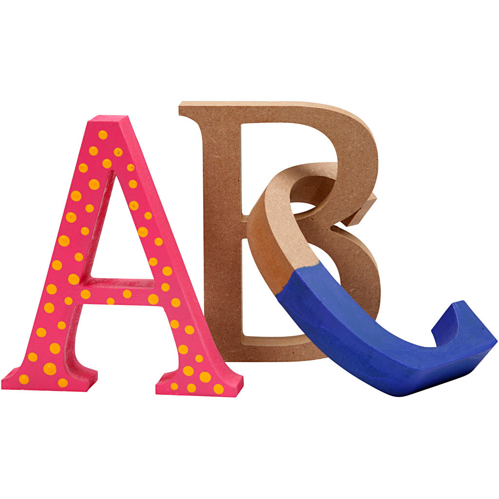 Creativ virksomhed https: www.cchobby.nl letter-a-h-8-cm-b-7-cm-thickness-1-5-cm-1-piece