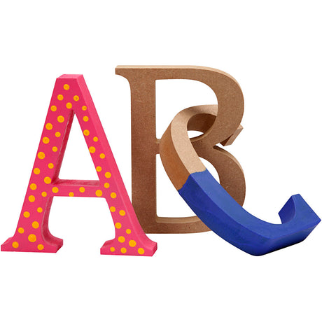 Creativ virksomhed https: www.cchobby.nl letter-a-h-8-cm-b-7-cm-thickness-1-5-cm-1-piece