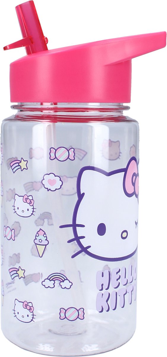 Vadobag hello kitty drikkedunk - drink up - 450 ml - skolekop