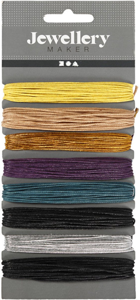 Creativ Company Cotton Cord forskellige farver, 8x5m