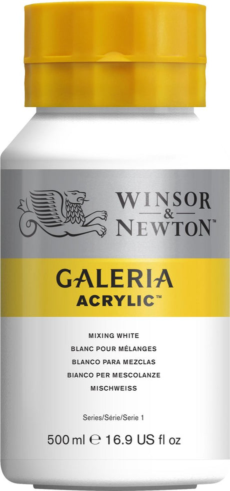 Winsor newton galeria akryl 500ml blanding hvid