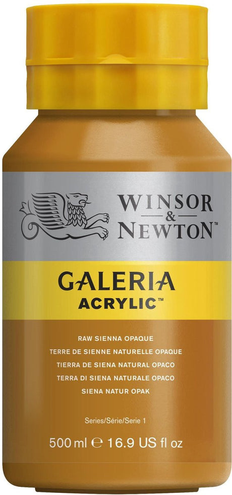 Winsor newton galeria akryl 500ml rå sienna opaq