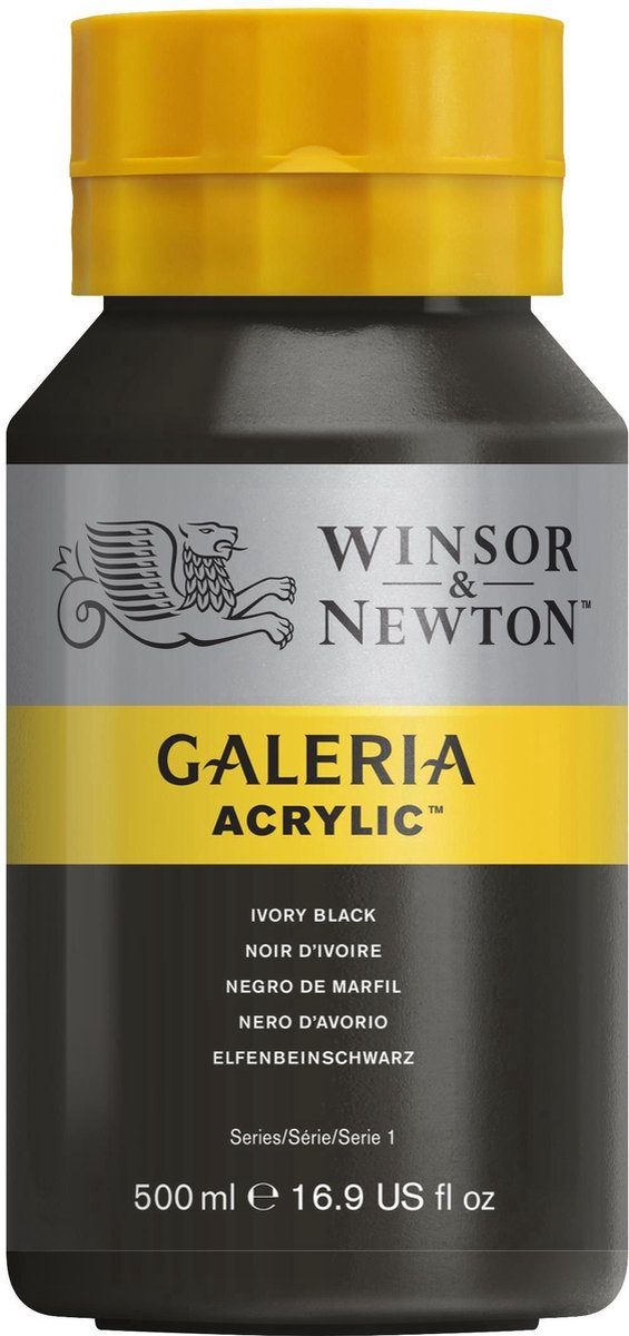 Winsor newton galeria akryl 500ml elfenbensort