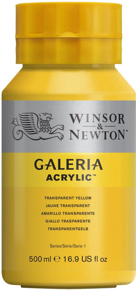 Winsor Newton Galeria Akryl 500ml Transp Gul