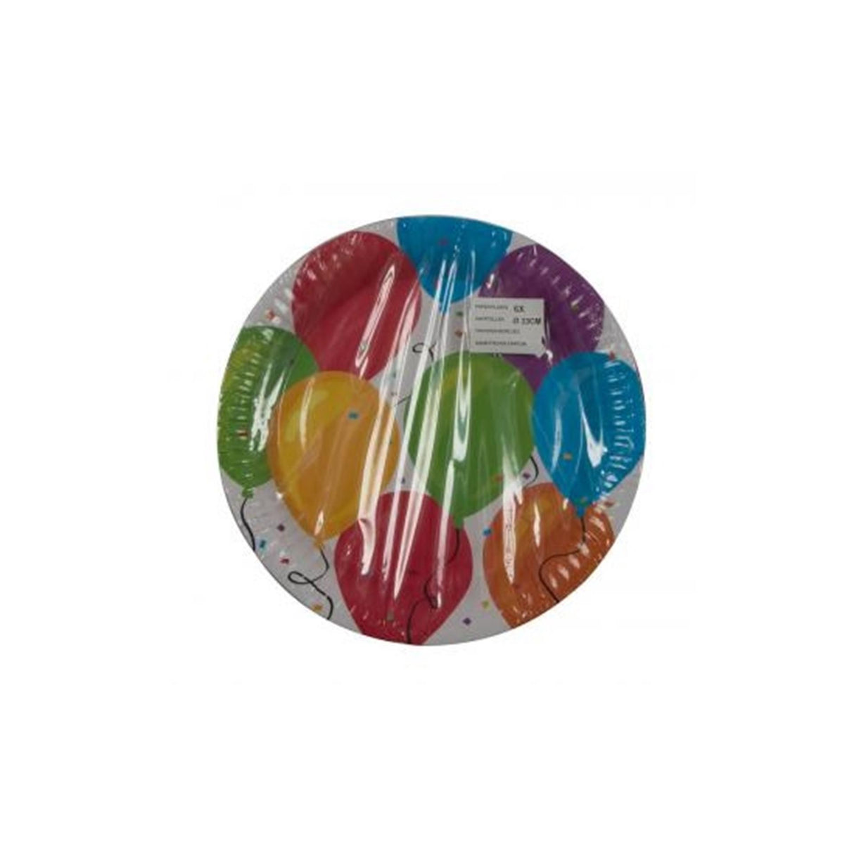 Papirtallerken 23cm 6 stk