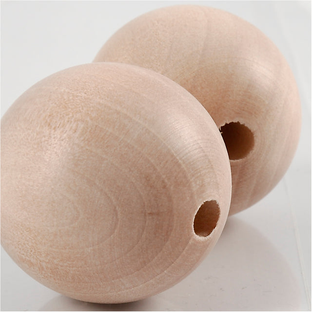 Https: www.cchobby.nl træ-perle-d-35-mm-hul-størrelse-6-mm-2-stykke-1-kasse