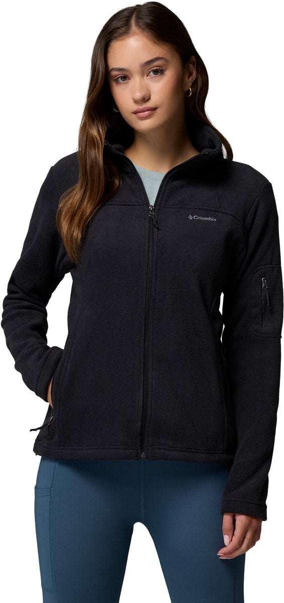 Columbia fast trek™ ii jakke fleecevest - fleecevest til kvinder - udendørs vest - sort - str.