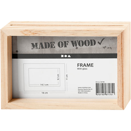 Creativ company dobbeltsidet ramme, d: 4 cm, mål 16x11 cm, 1 stk.
