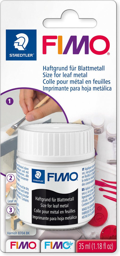 Fimo lim til plademetal.
