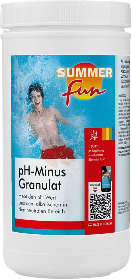 Sommersjov pH-minus granulat 1,5 kg