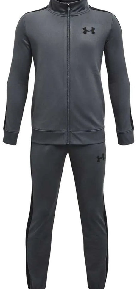 Under armour ua rival strikket træningsdragt-grå drenge træningsdragt - pitch grey - sort