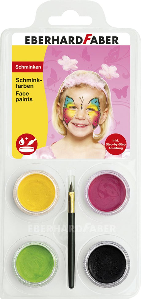 Eberhard faber make-up sæt - slange - hvid, gul, grøn, sort - ef-579026