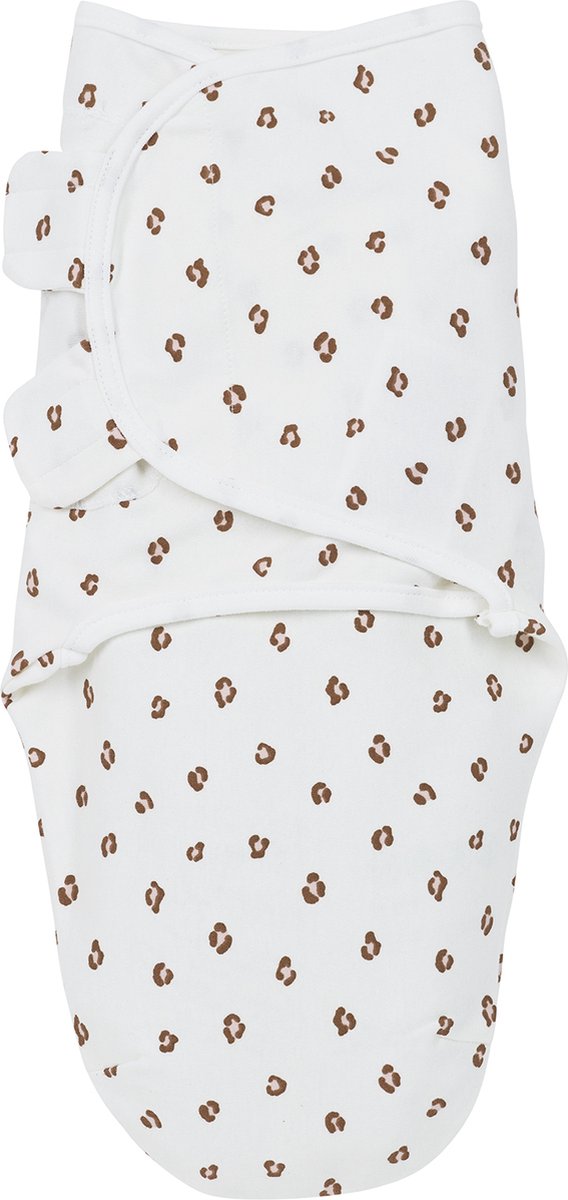 Meyco baby mini panter swaddle swaddle tæppe - blød pink - 0-3 måneder - 1,0 tom
