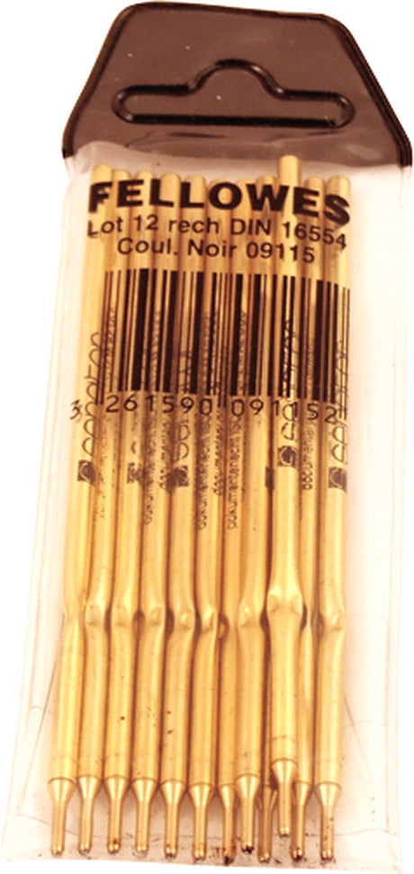 Fellowes pen refill refill 12pk sort