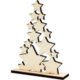Creativ virksomhed https: www.cchobby.nl Juletræ-h-19-6-cm-d-4-cm-w-14-7-cm-1-piece