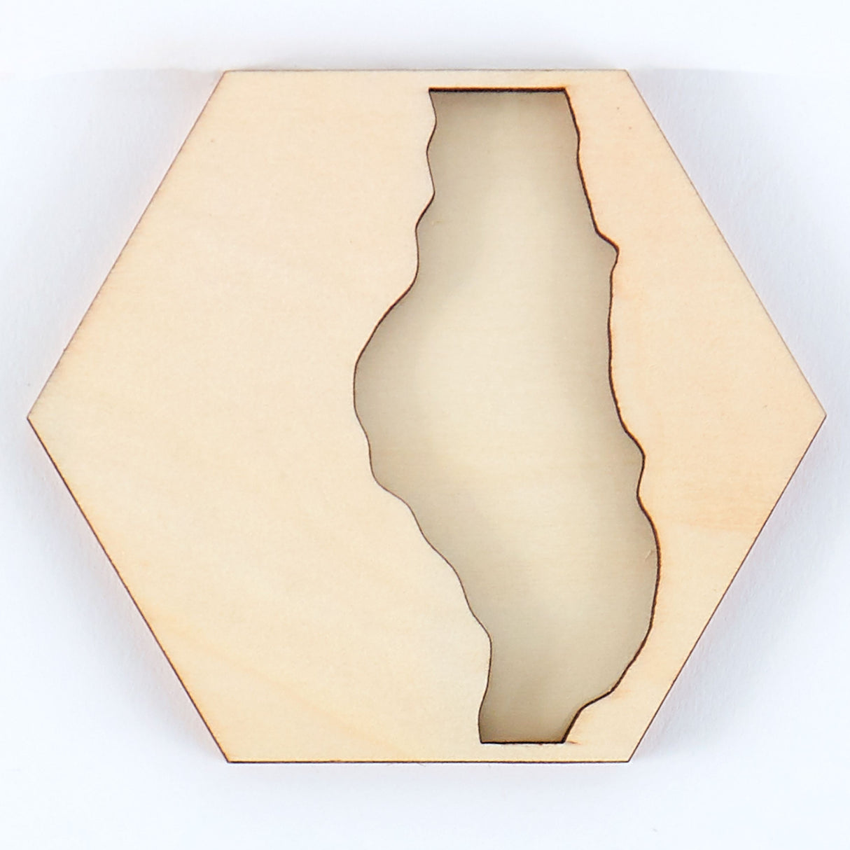 Mod podge • træforme til epoxy coasters 5 stk