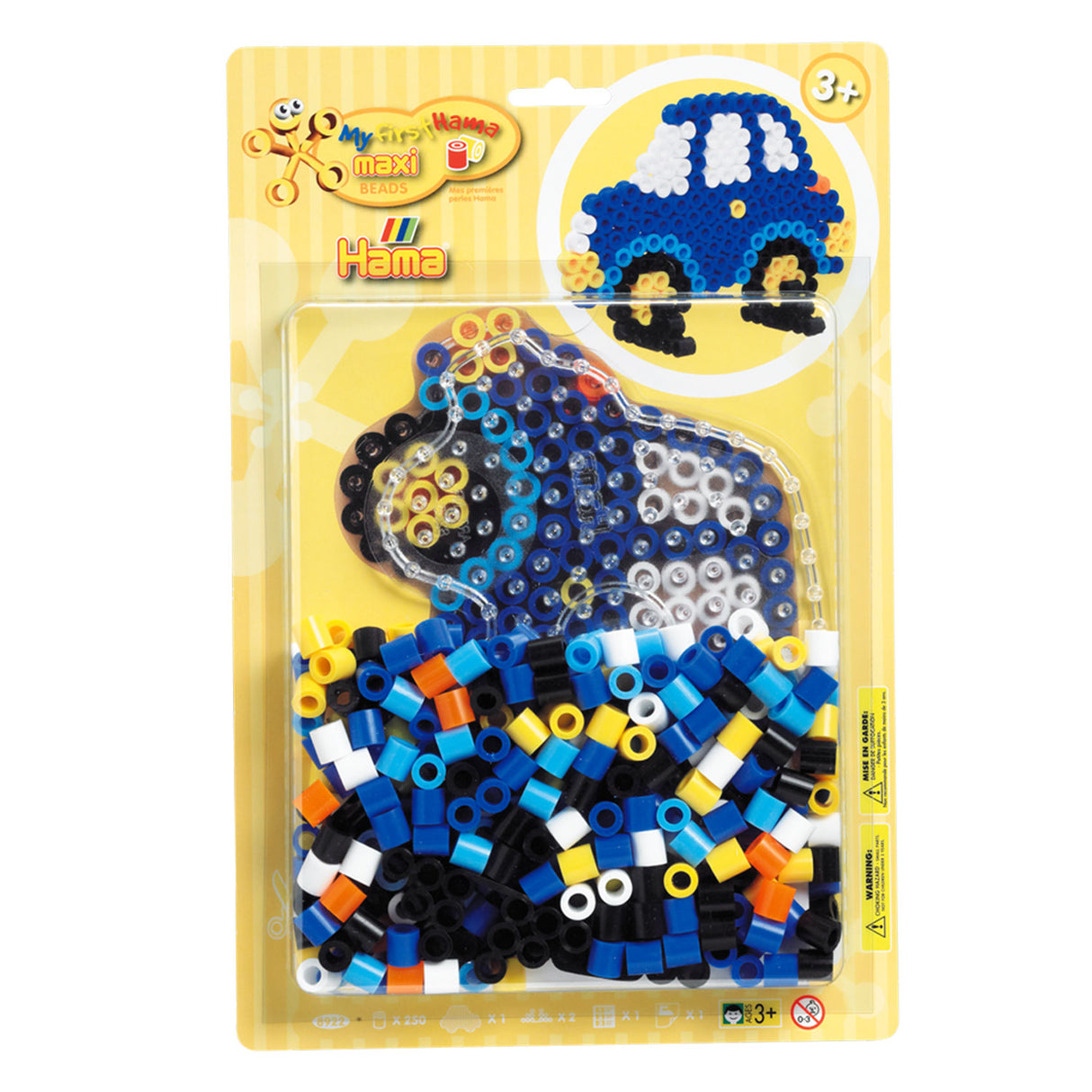 Hama maxi strygeperlesæt bil, 250 stk.
