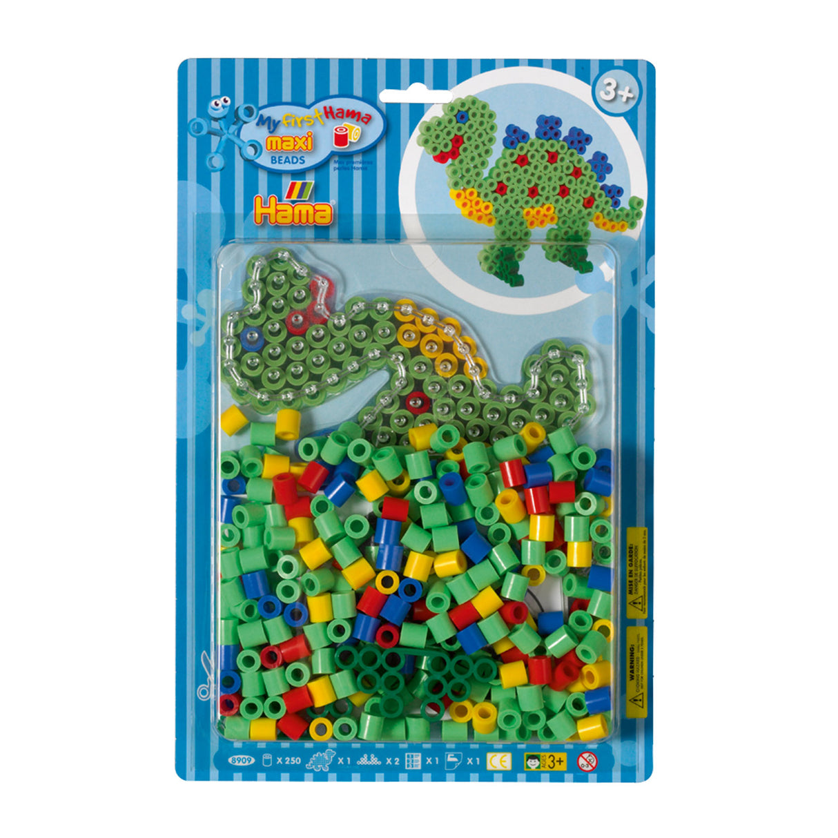 Hama strygning perle sæt maxi - Dino, 250 ..