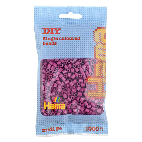 Hama midi strygeperler - blomme (82), 1000 stk.