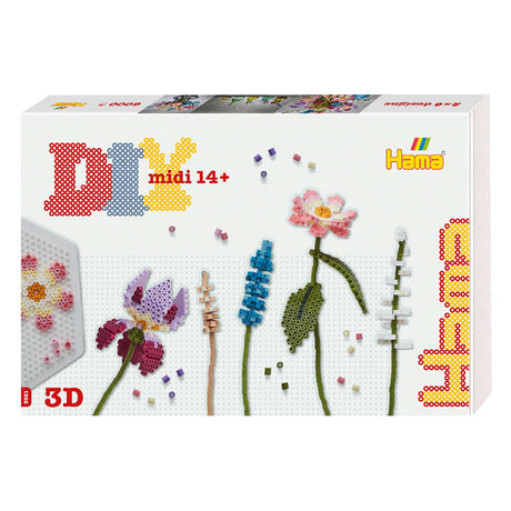 Hama midi diy kunst blomsterbuket (6.000 stk.)