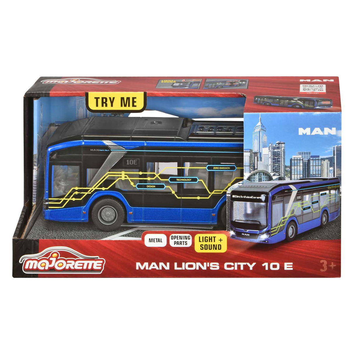 Majorette mand løvens by 10. bus