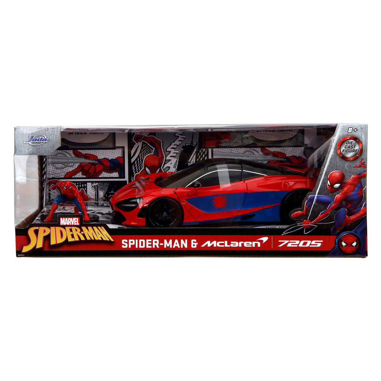 Jada legetøj jada marvel spider-man mclaren 720s 1:24