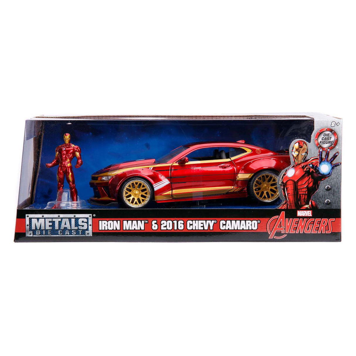 Jada legetøj - marvel ironman 2016 chevy camaro ss 1:24 - 9399724314r00