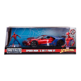 Jada legetøj - marvel spiderman 2017 ford gt 1:24 - 9399725314r00