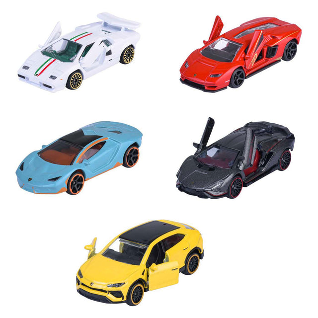 Majorette lamborghini sæt, 5 stk.