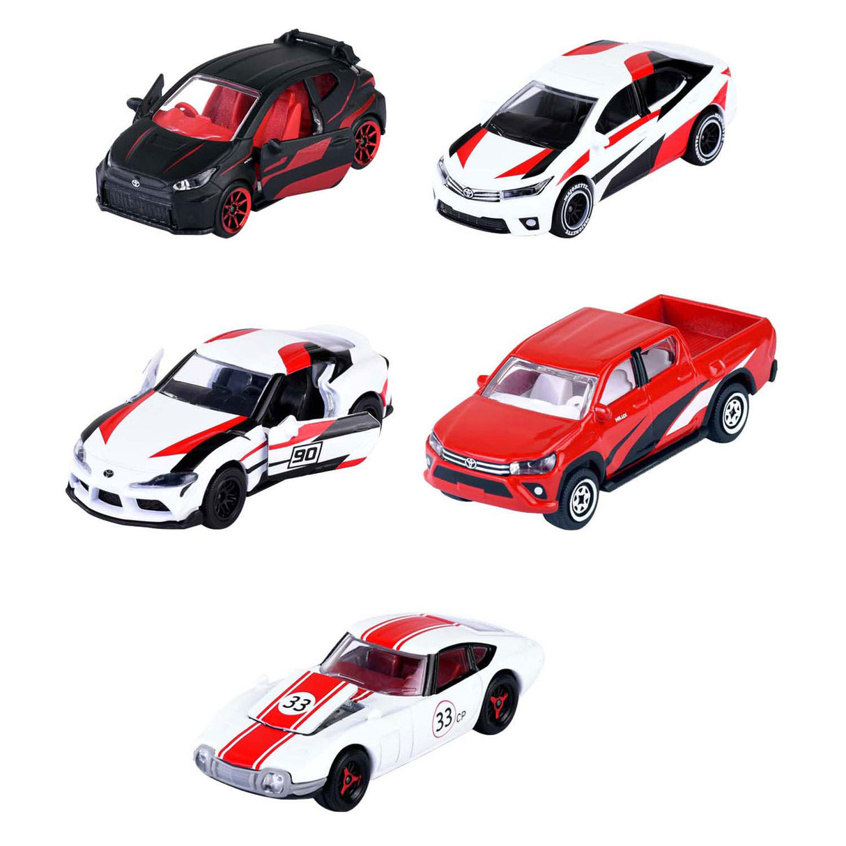 Majorette Japan racersæt, 5 stk.