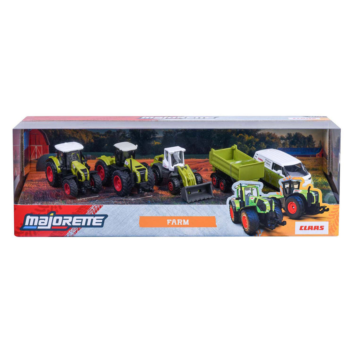 Majorette Claas Gård, 5 dele.