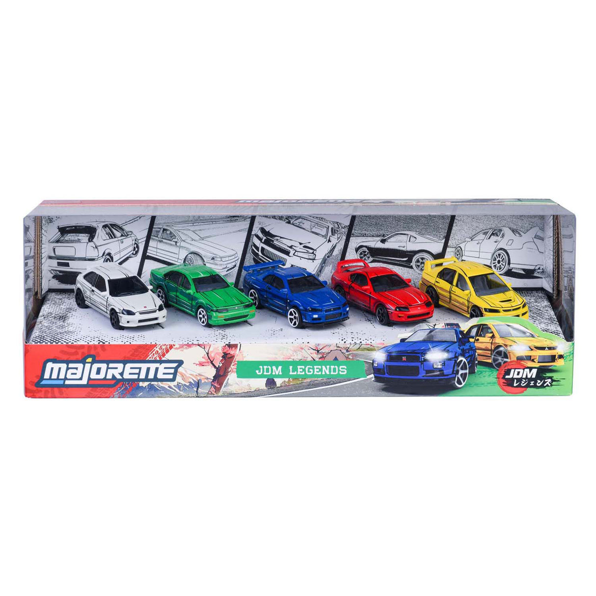 Majorette jdm legends anime, 5 dele.