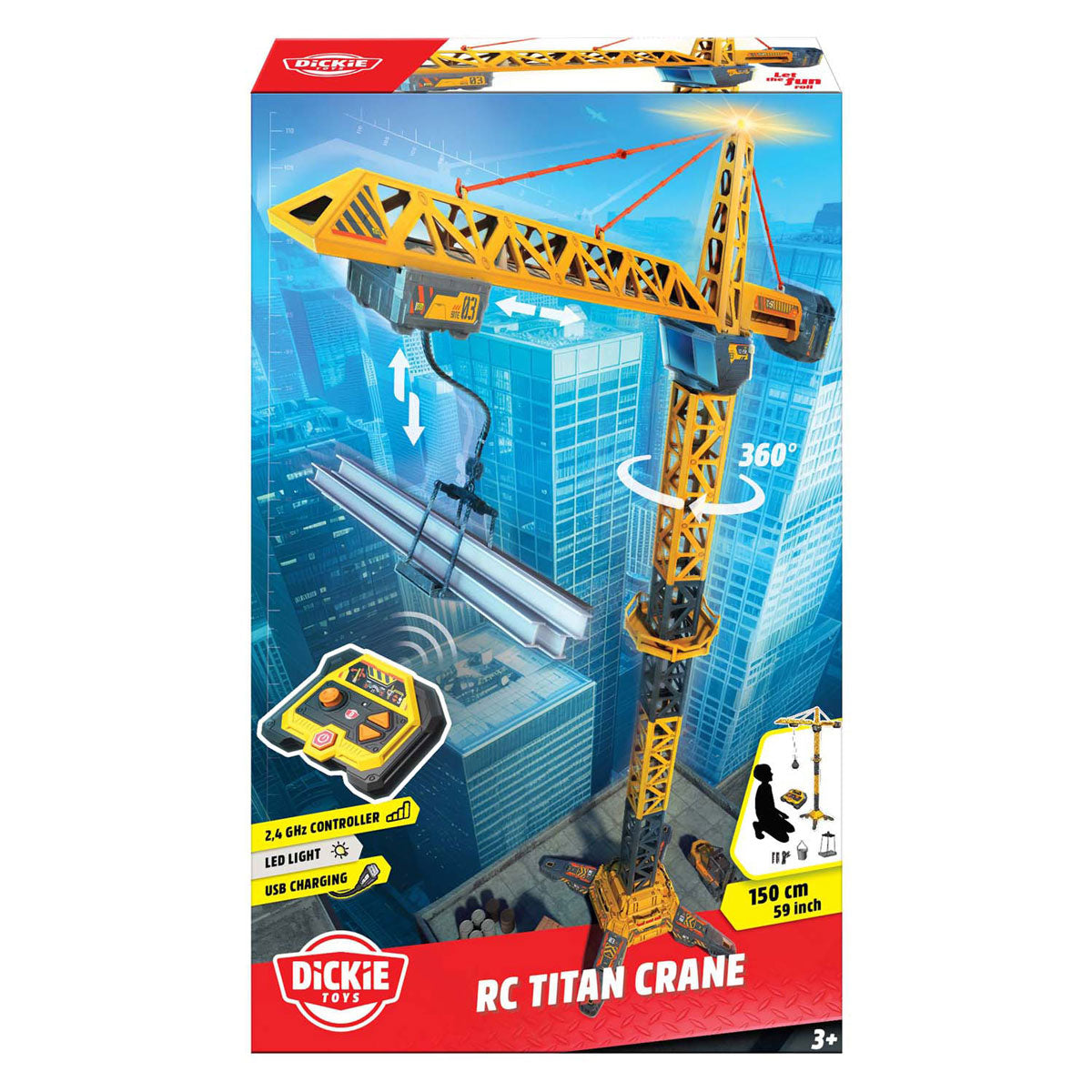 Dickie rc titan kran