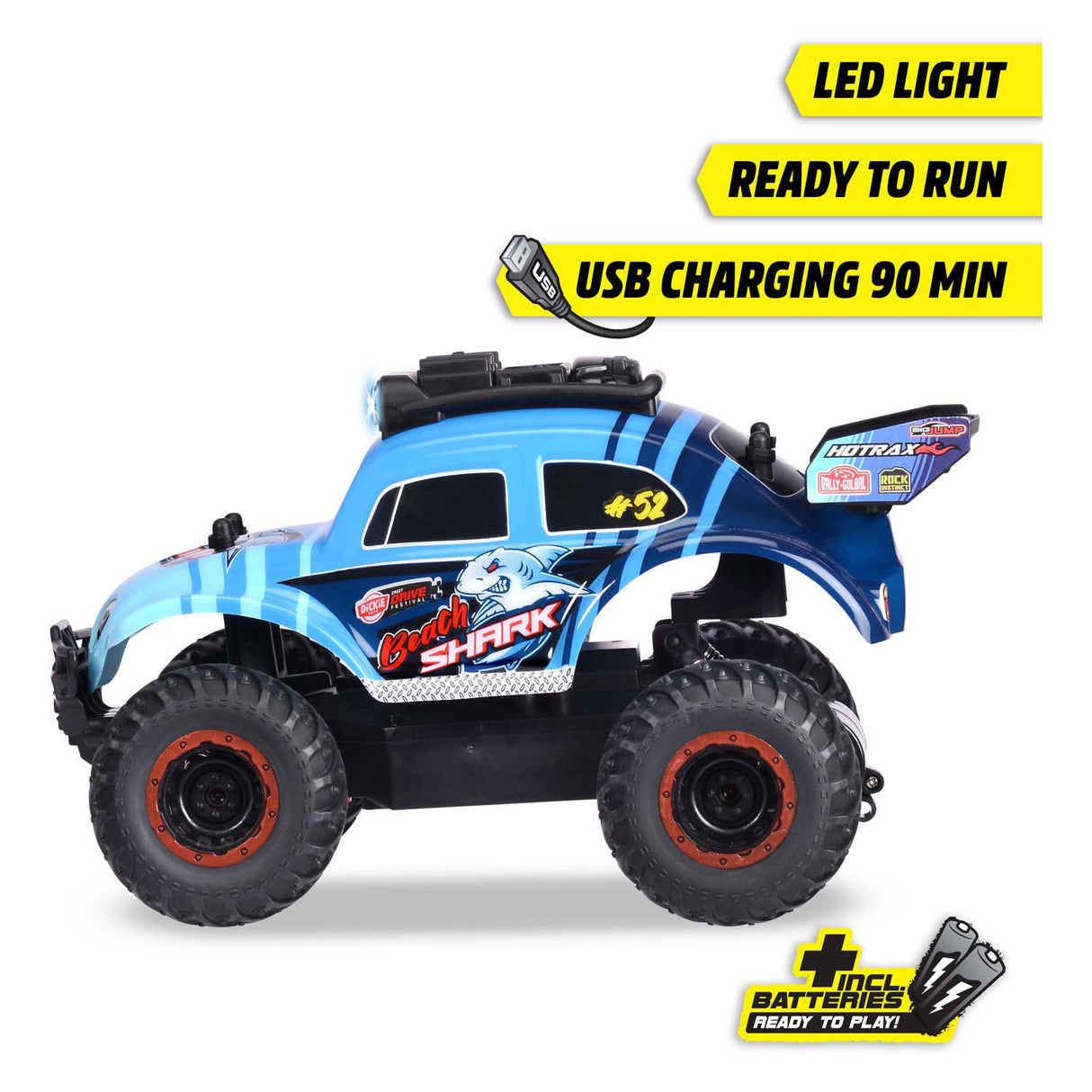 Dickie legetøj - rc volkswagen beetle baja bug - buggy - fra 6 år