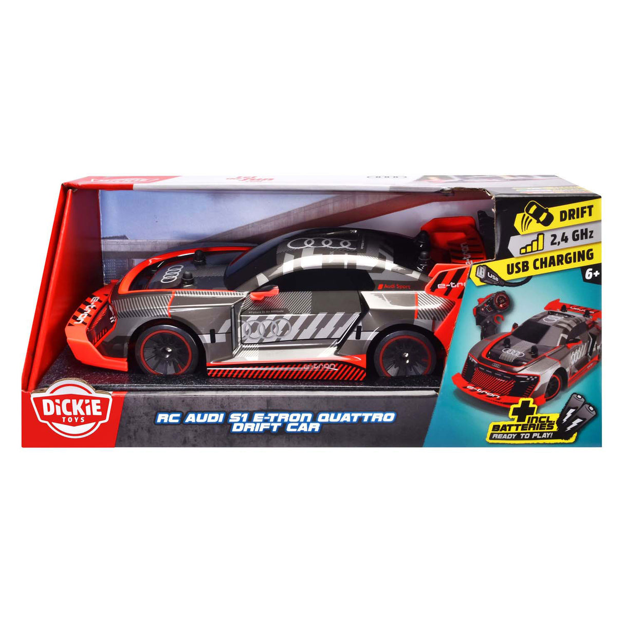 Dickie legetøj 201106011 1:16 RC model bil for begyndere electro drift