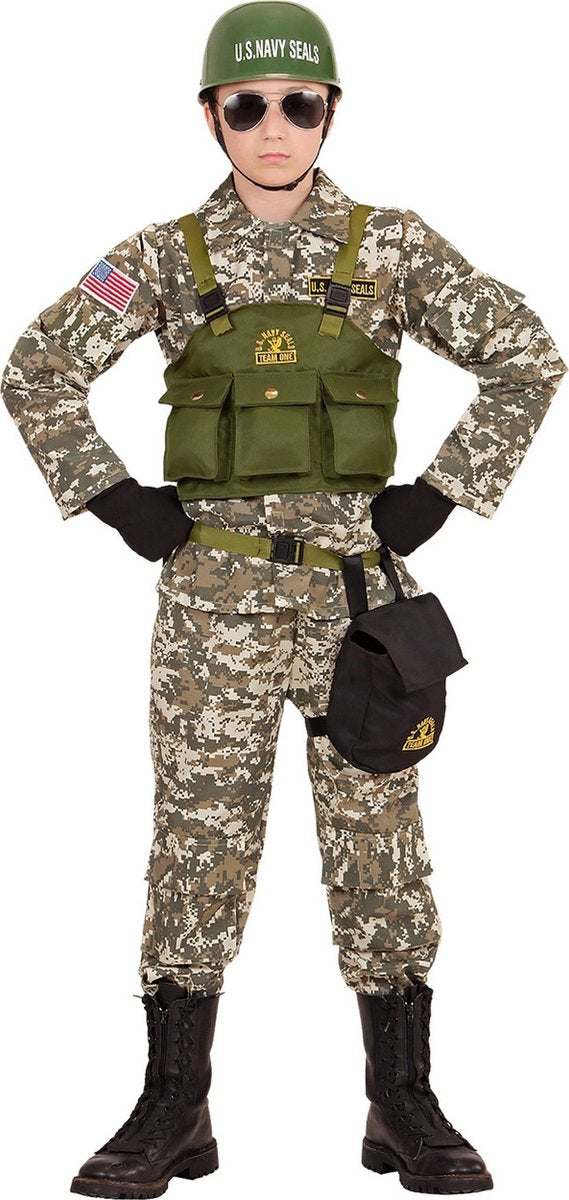Widmann navy sæler kostume dreng