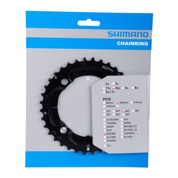 Shimano Chain Top Deore 10V 36T Y1RP98070 M617 Sort