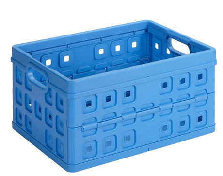 Soltøj foldekasse 32 ltr blå
